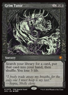Grim Tutor Special Guests Viking Frame Baw